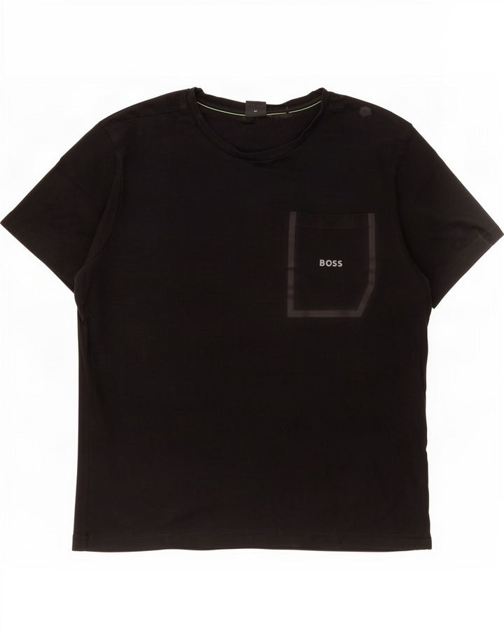 T-shirt da uomo Hugo Boss Top XL in cotone nero