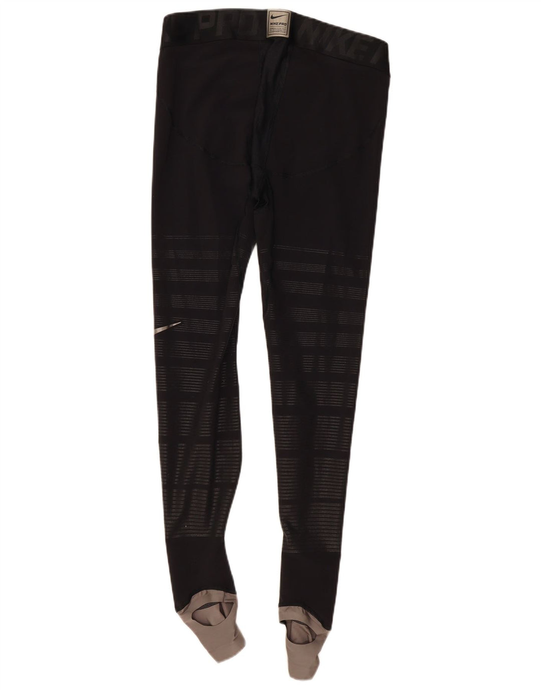 Leggings grafici da uomo Nike XL poliestere gessato nero