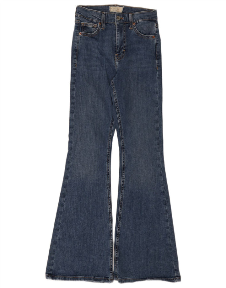 Jeans svasati Jamie da donna Topshop W24 L28 cotone blu