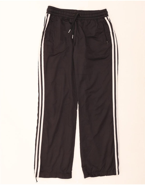 Pantaloni da tuta ADIDAS Climalite da donna UK 12 medio poliestere nero