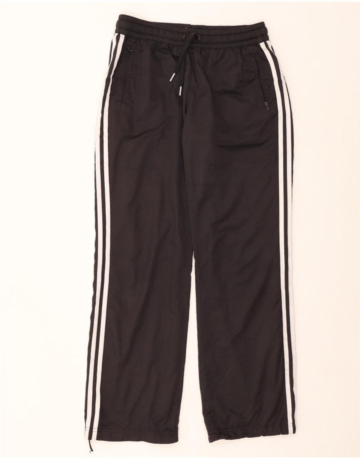 Pantaloni da tuta ADIDAS Climalite da donna UK 12 medio poliestere nero