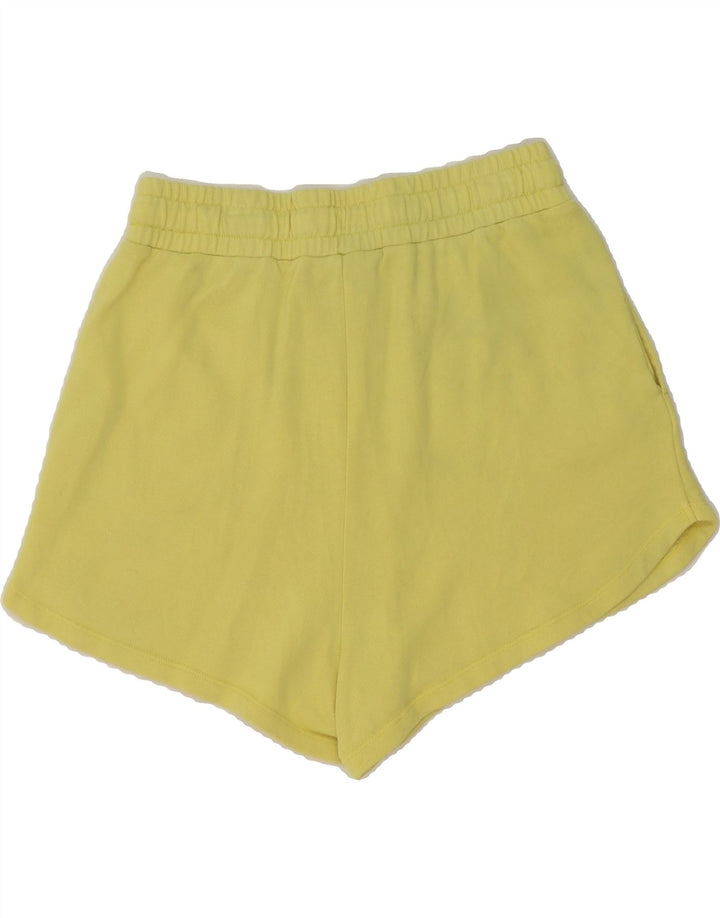 TOMMY HILFIGER Womens Graphic Sport Shorts UK 14 Medium Yellow Vintage Tommy Hilfiger and Second-Hand Tommy Hilfiger from Messina Hembry 