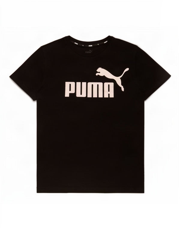 Maglietta grafica Puma da bambino 13-14 anni in cotone nero