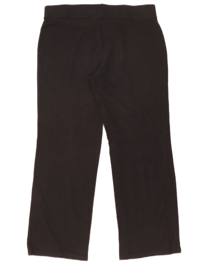 Pantaloni da tuta da donna Marks & Spencer UK 14 grandi cotone nero