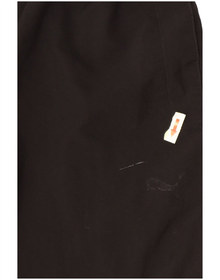 Pantaloni da tuta Puma Graphic Capri da donna UK 10 Small Neri
