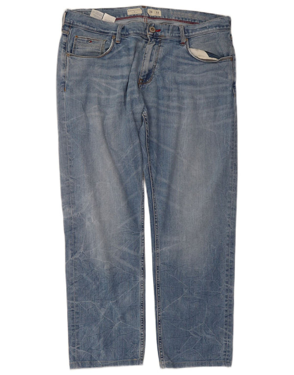 Tommy Hilfiger Mens Bleecker Slim Jeans W36 L28 Blue Cotton