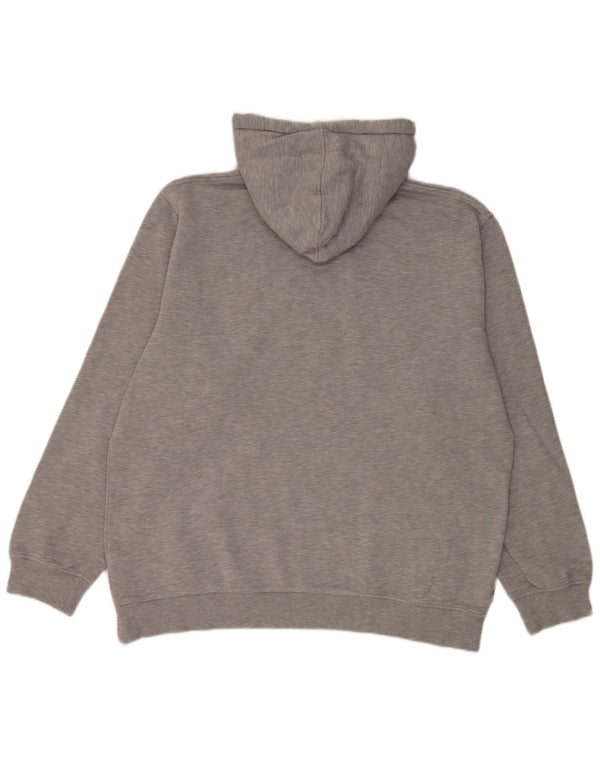 Maglione con cappuccio grafico da uomo Billabong grande cotone chiazzato grigio
