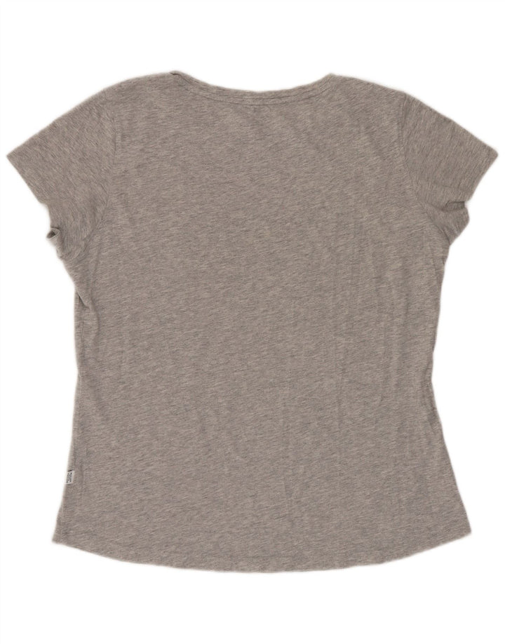 T-shirt grafica da donna Puma UK 12 Grigio medio