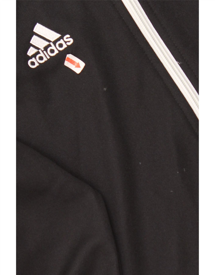 Giacca da tuta ADIDAS Aeroready da ragazzo 13-14 anni in poliestere nero