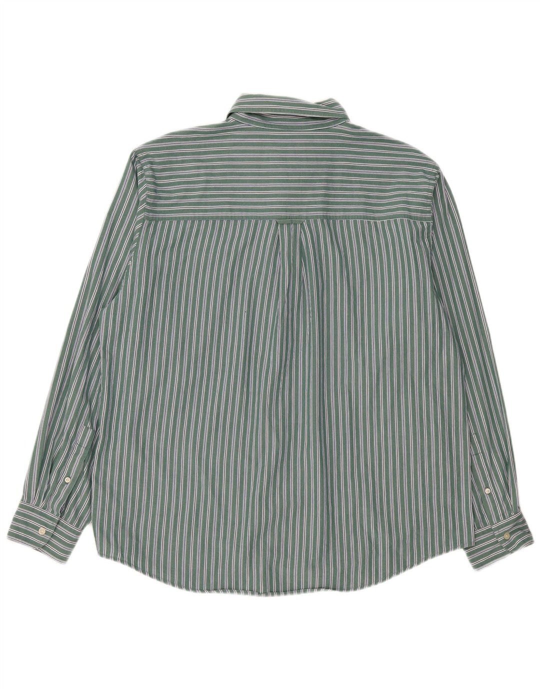 Camicia da uomo Chaps XL in cotone a righe verdi