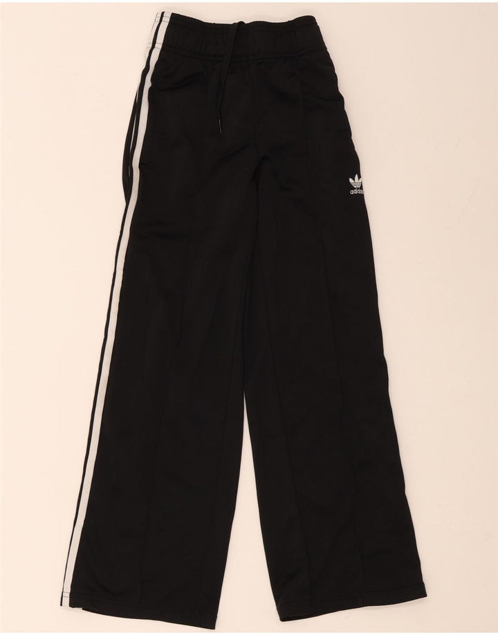 Pantaloni della tuta da ragazzo Adidas 10-11 anni in poliestere nero