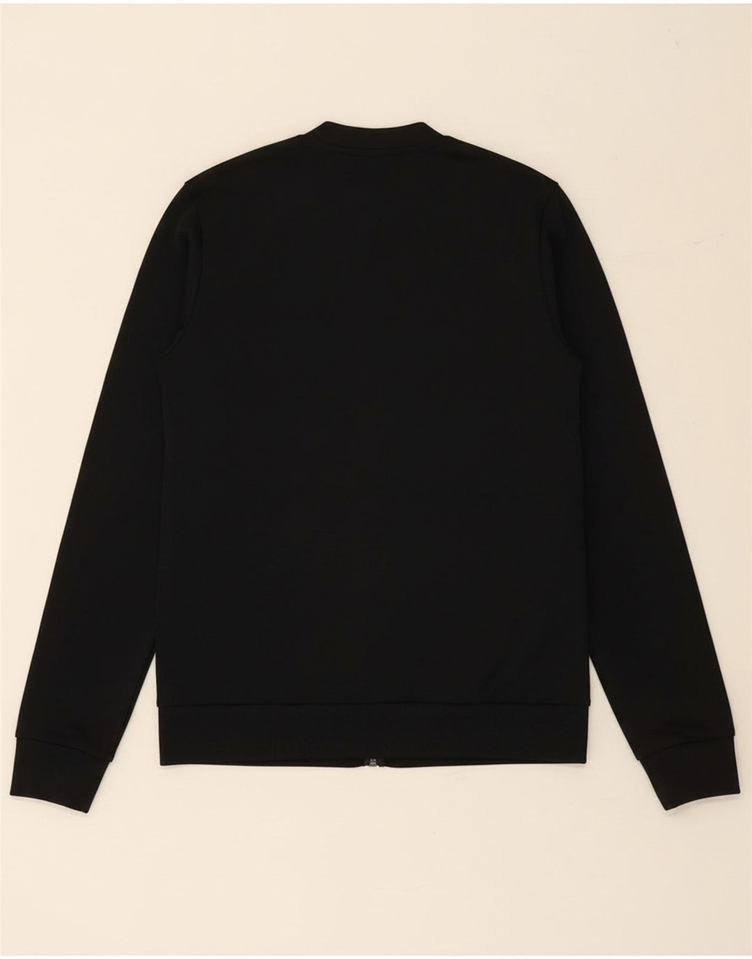 ADIDAS Girls Graphic Tracksuit Top Jacket 13-14 Years Black Polyester