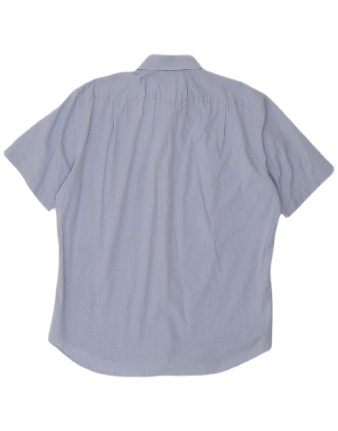 Camicia a maniche corte da uomo HUGO BOSS taglia 16 1/2 42 grande cotone blu