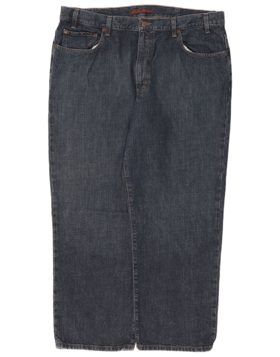 Jeans dritti da uomo Eddie Bauer W40 L30 cotone blu