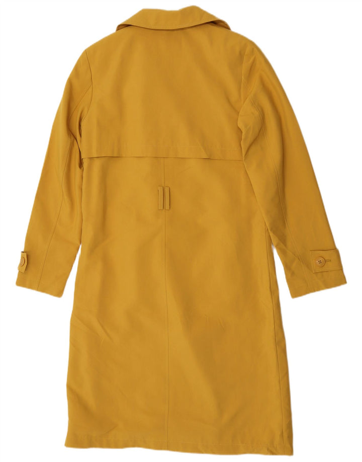 Trench da donna Marks & Spencer UK 8 piccolo poliestere giallo