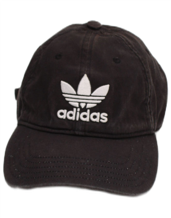 Berretto da baseball grafico da uomo Adidas taglia unica in cotone nero