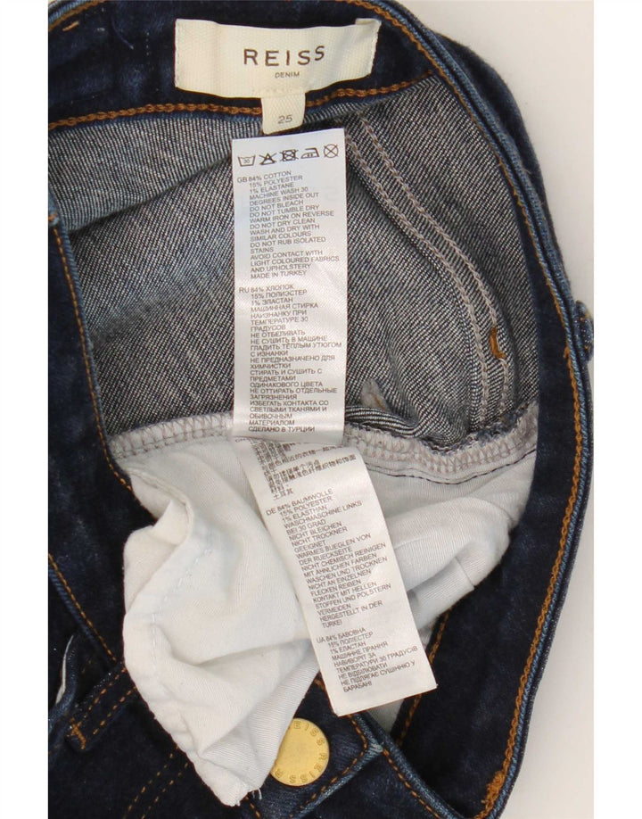 Jeans svasati da donna Reiss W25 L31 cotone blu navy