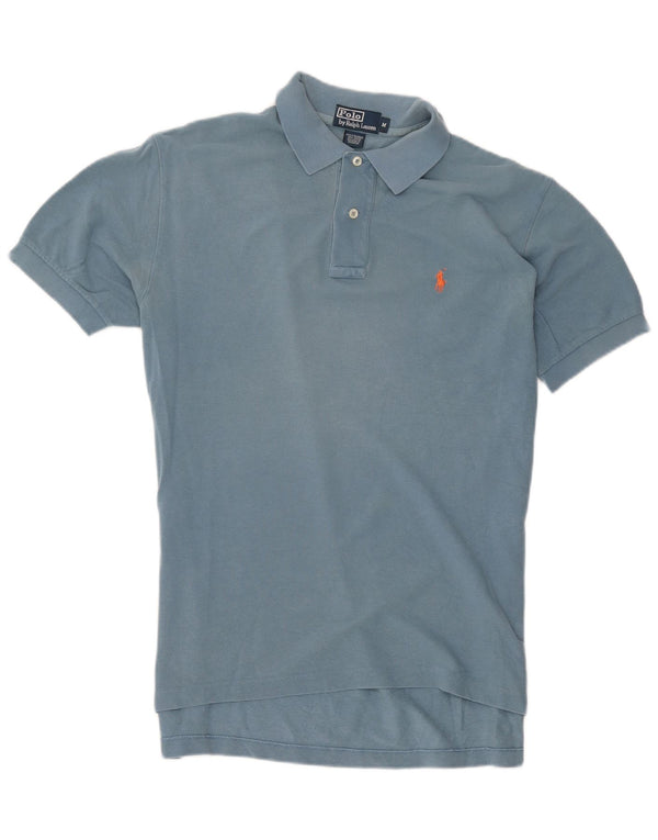 Polo Ralph Lauren Mens Polo Shirt Medium Blue Cotton