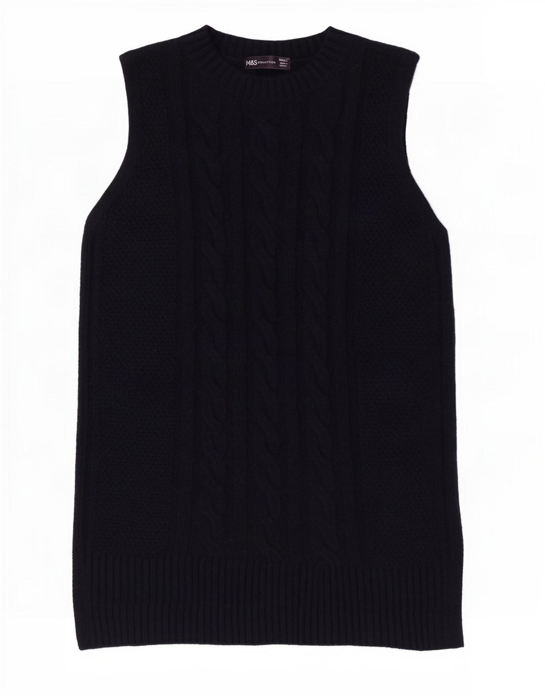 Canotta da donna Marks & Spencer UK 10 piccola in poliestere blu navy