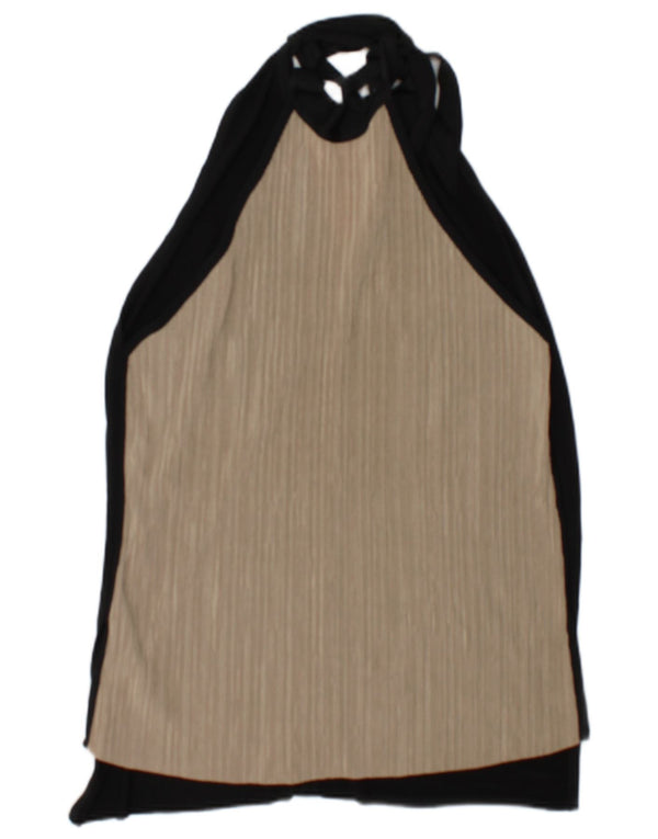 Top alla caviglia da donna Zara UK 14 Beige medio Colorblock