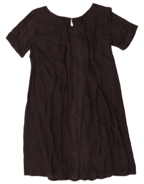 Abito a trapezio da donna Fat Face UK 8 piccolo cotone nero