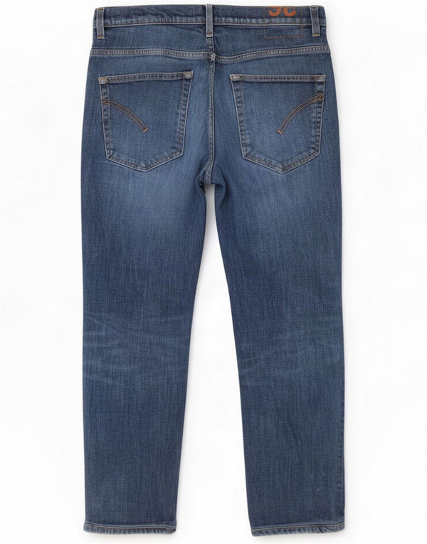 Dondup Jeans slim da uomo Brighton Crop Carrot Slim W38 L25 Blu