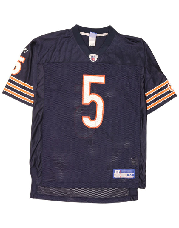 Maglia Reebok da uomo con grafica NFL, maglia media, blu navy, in nylon