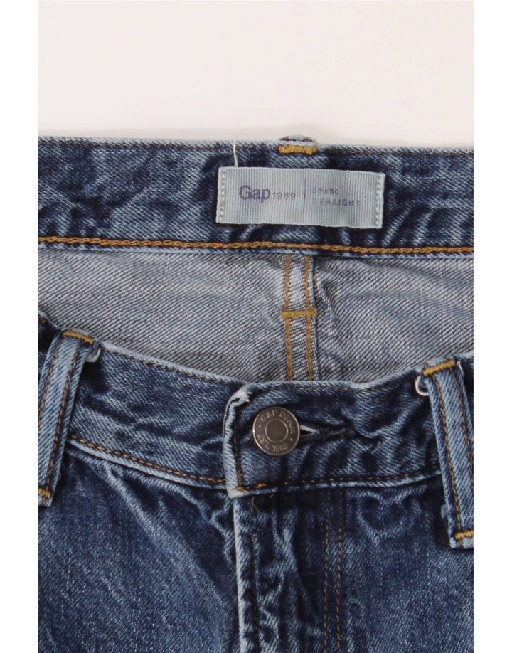 Jeans dritti da uomo Gap W32 L30 cotone blu