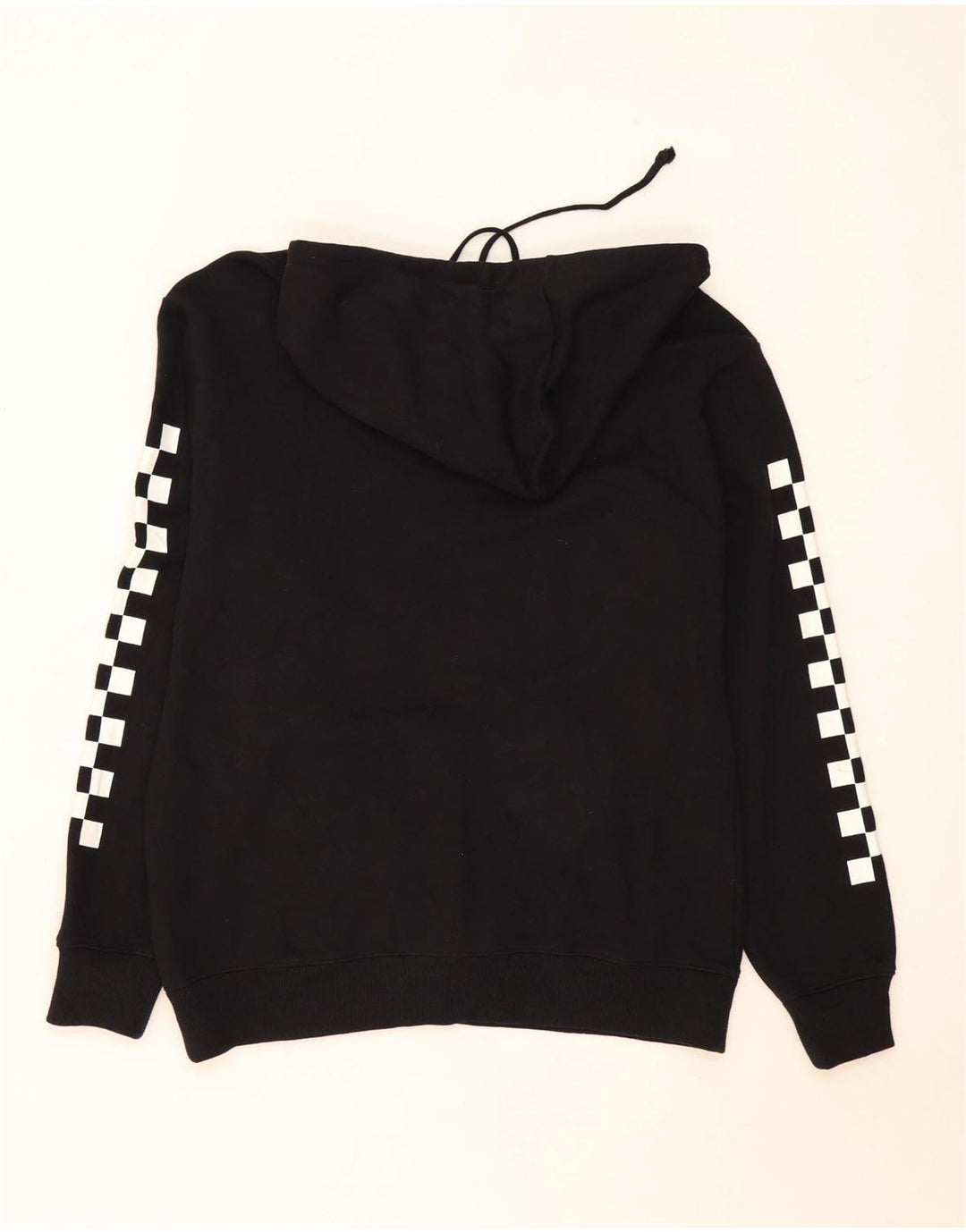 Felpa con cappuccio grafica da uomo di Vans, cotone geometrico nero medio