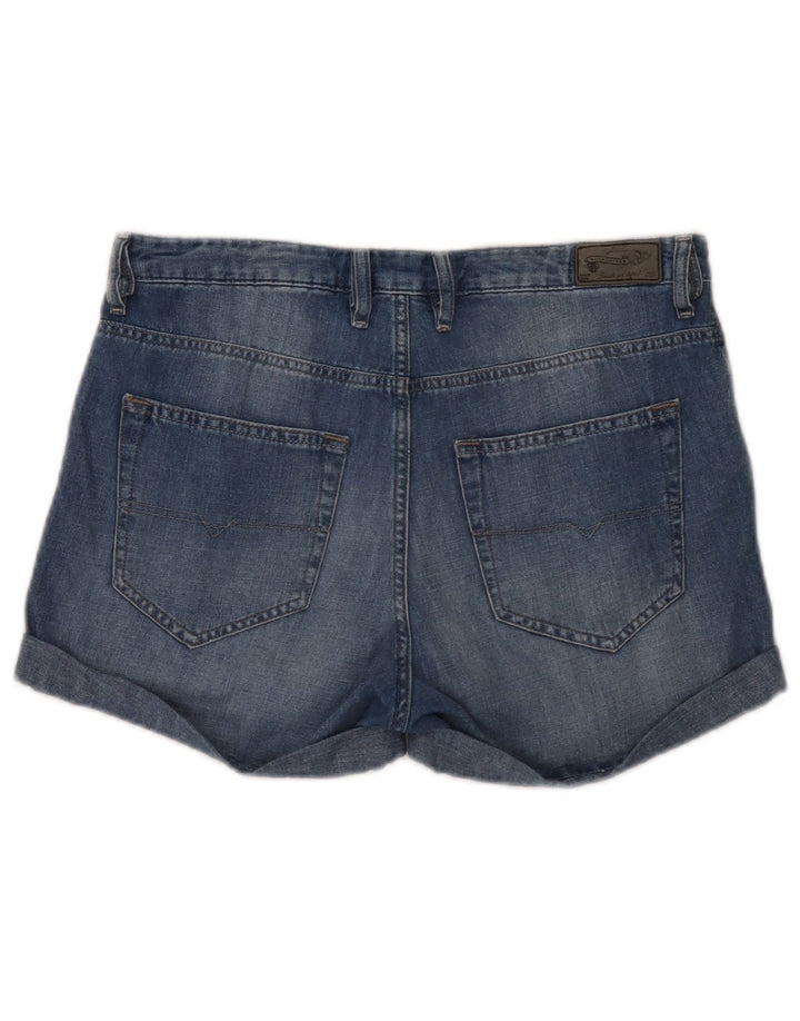 Pantaloncini di jeans da donna Diesel W28 cotone blu medio