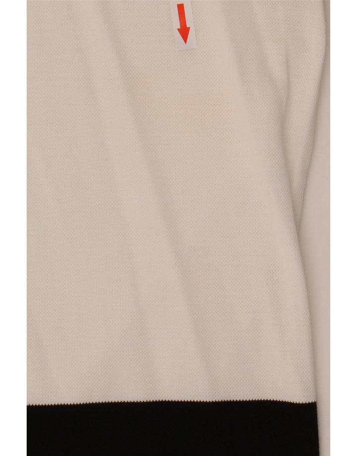 Polo da uomo Hugo Boss grande in cotone color block multicolore