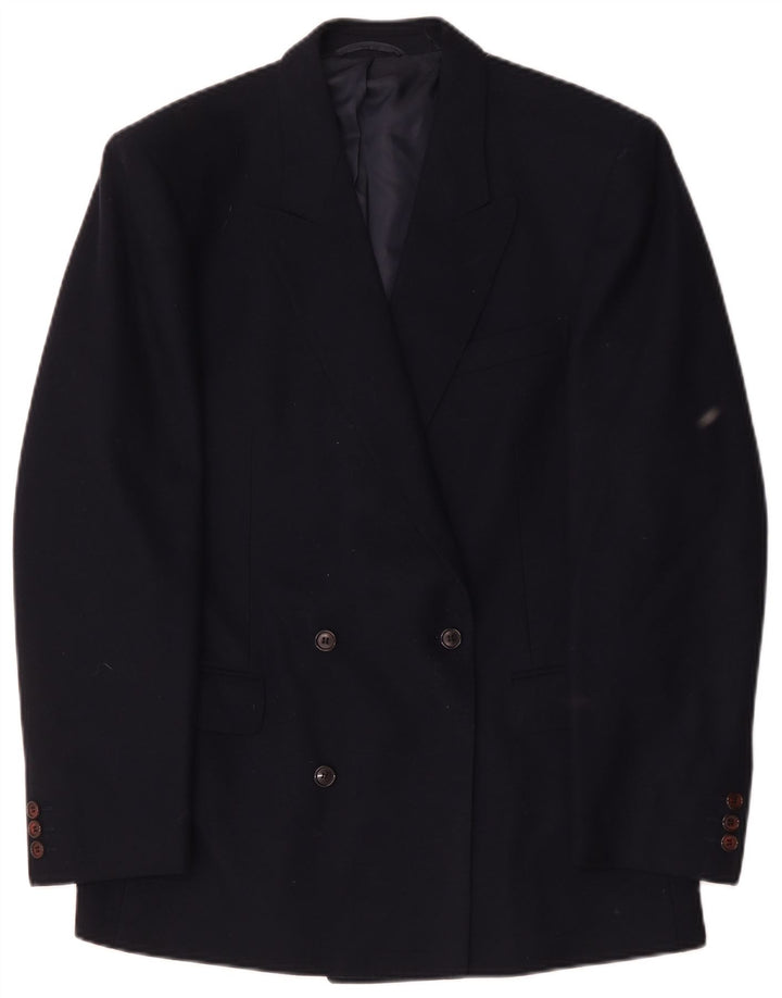 Giacca blazer doppiopetto da uomo Jvlivs IT 48 medio blu navy in lana