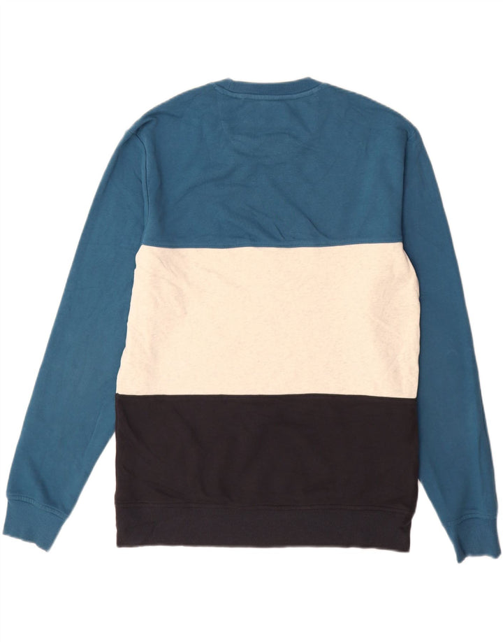 Felpa da uomo Pinguino Felpa media in cotone a righe multicolore