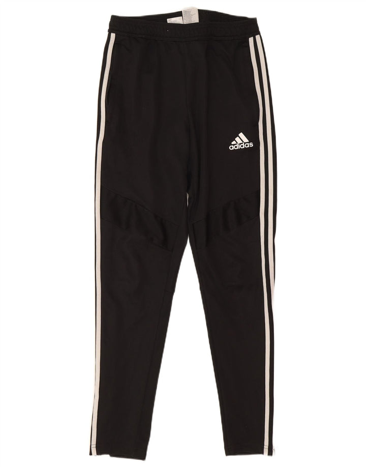 Pantaloni della tuta da donna Adidas UK 8 Small Poliestere nero