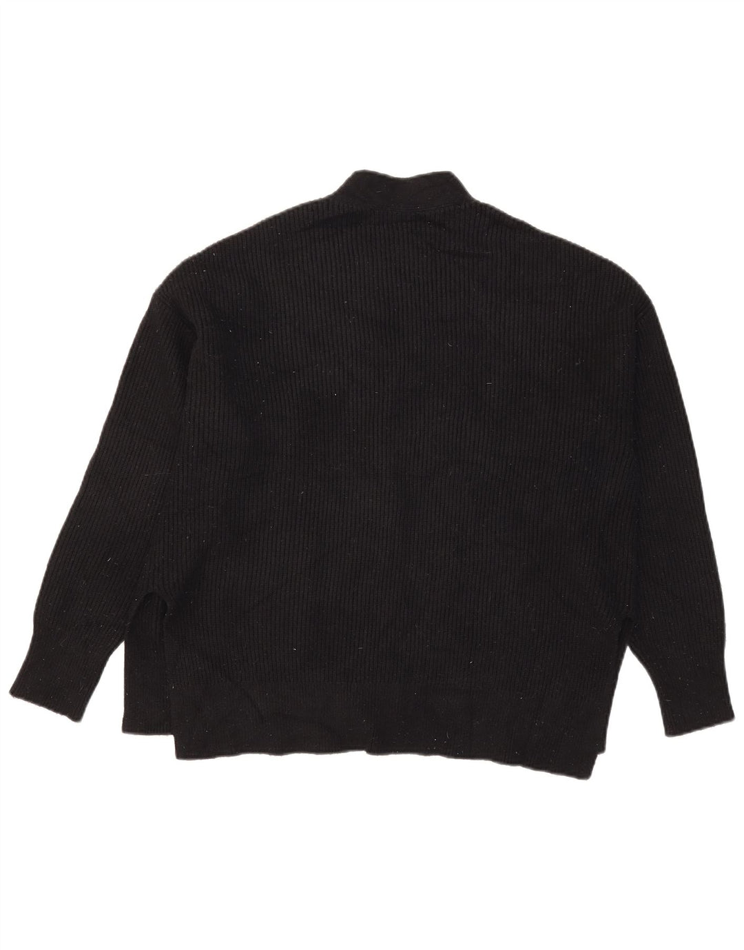 Maglione cardigan oversize da donna Zara UK 14 medio nero
