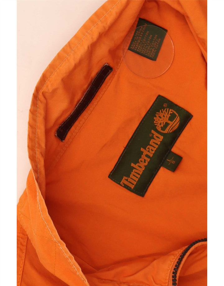 Giacca bomber da uomo Timberland UK 40 grande cotone arancione