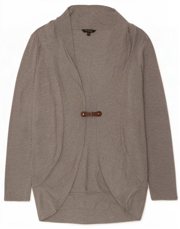 Maglione cardigan lungo da donna Massimo Dutti UK 12 Grigio medio