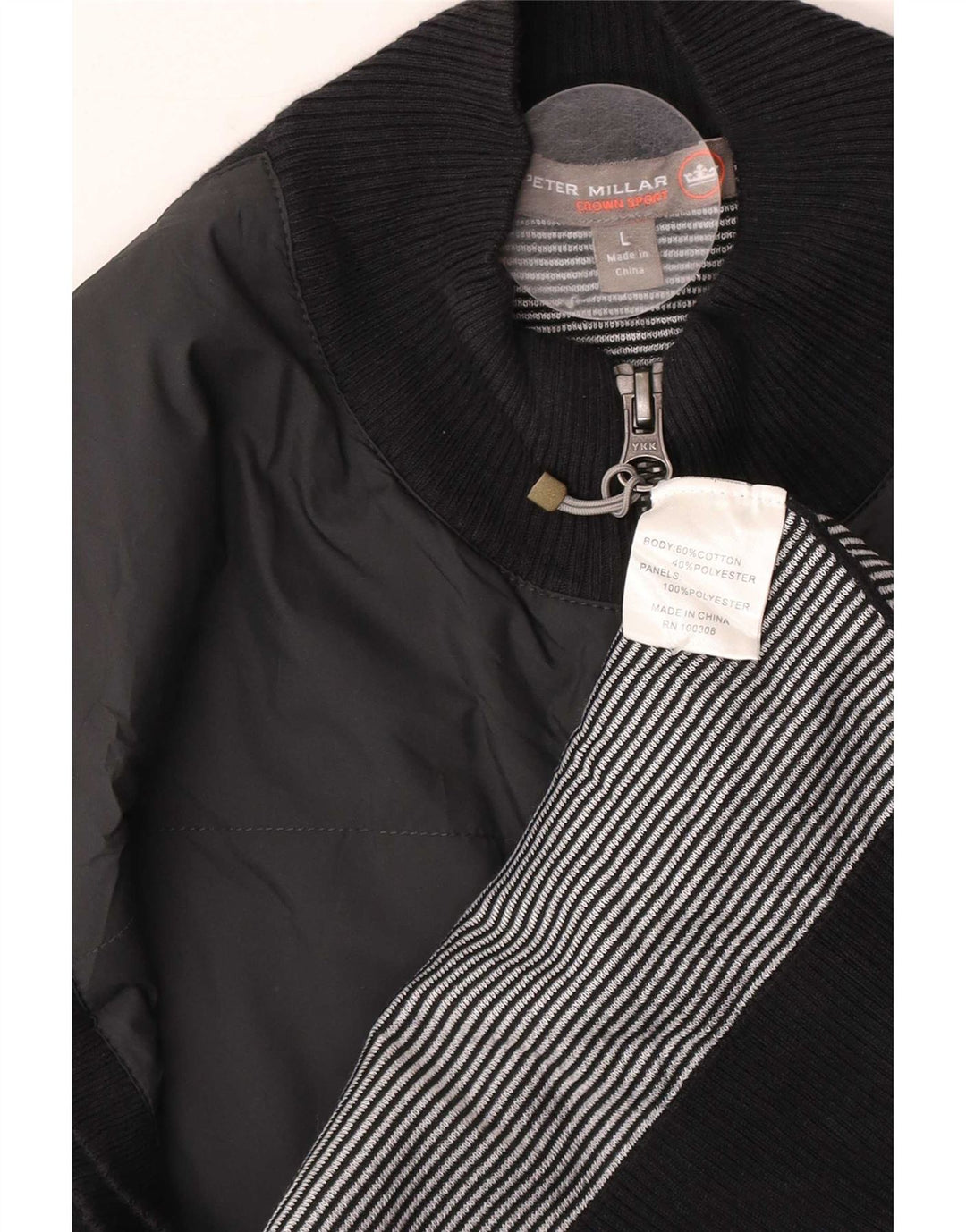 Gilet da uomo Peter Millar UK 40 grande cotone nero