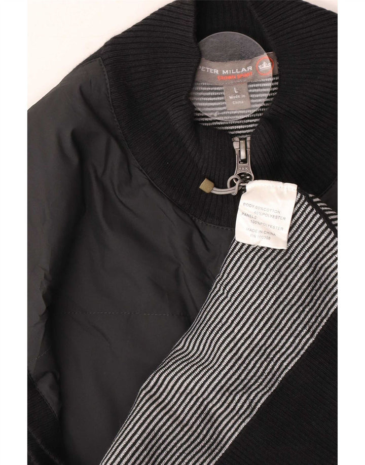 Gilet da uomo Peter Millar UK 40 grande cotone nero