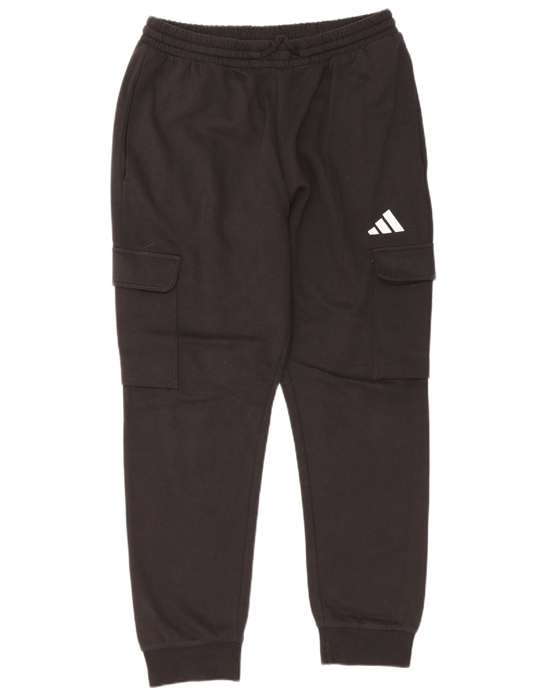 Pantaloni da tuta da uomo Adidas Cargo Joggers medio cotone nero