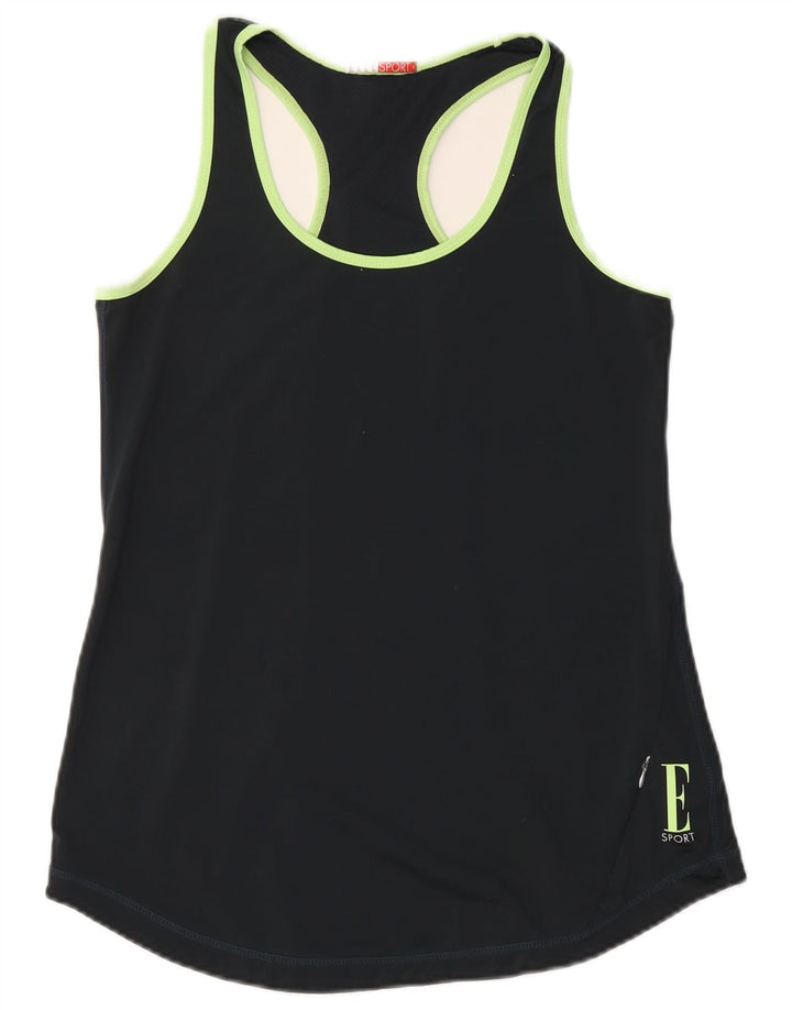 Canottiera grafica da donna Elle Sport UK 12 Poliestere geometrico grigio medio