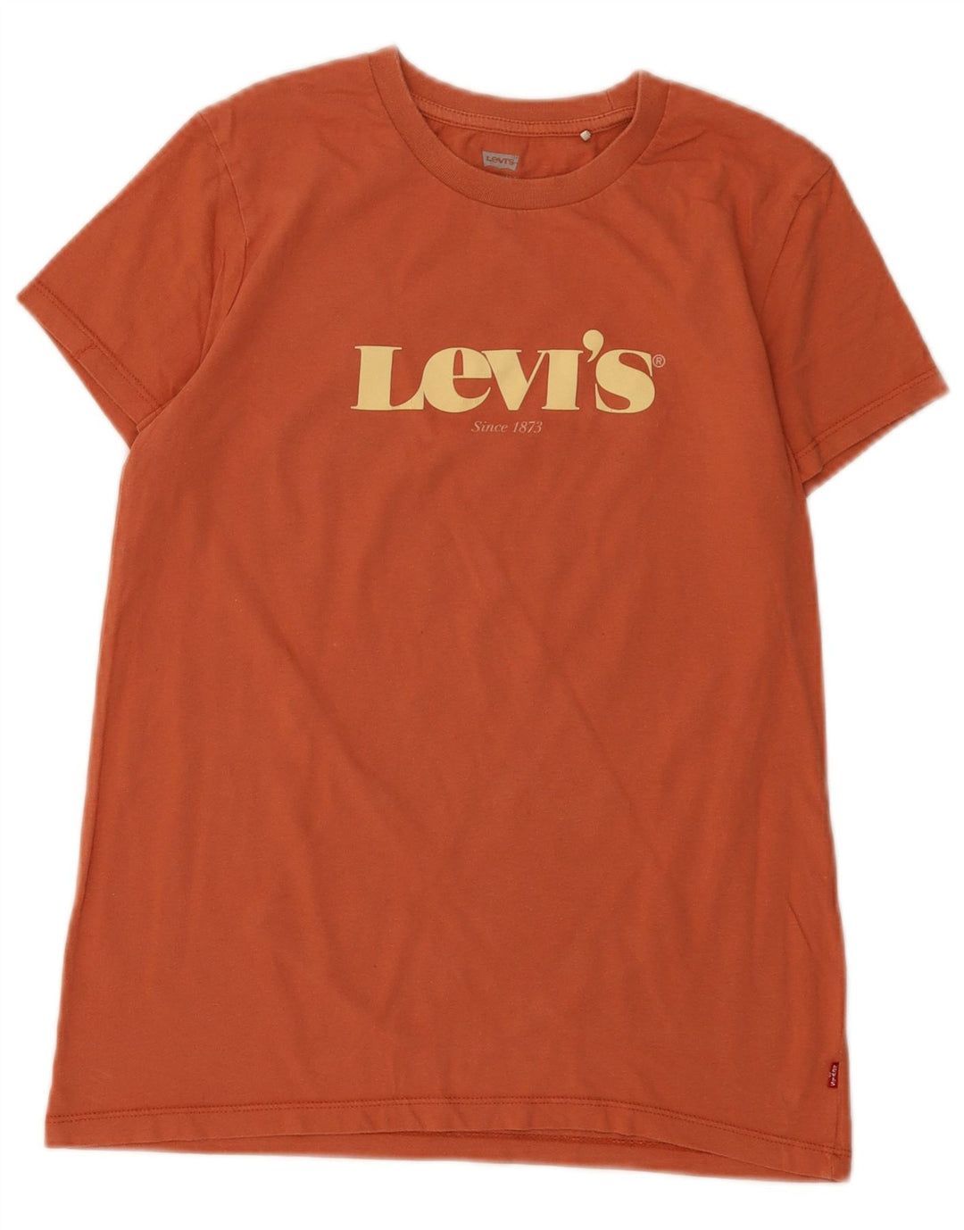T-shirt grafica da donna Levi's Top UK 6 XS arancione