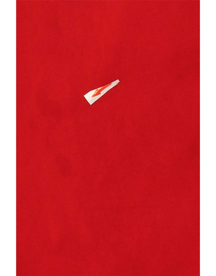 Giacca da tuta da uomo Adidas 2XL Poliestere color block rosso