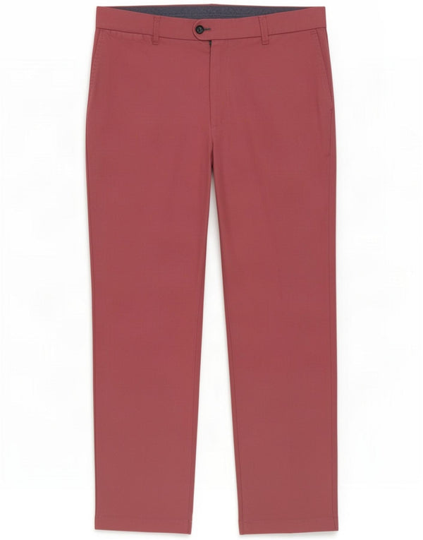 Pantaloni chino slim da uomo Marks & Spencer W40 L31 poliestere rosa