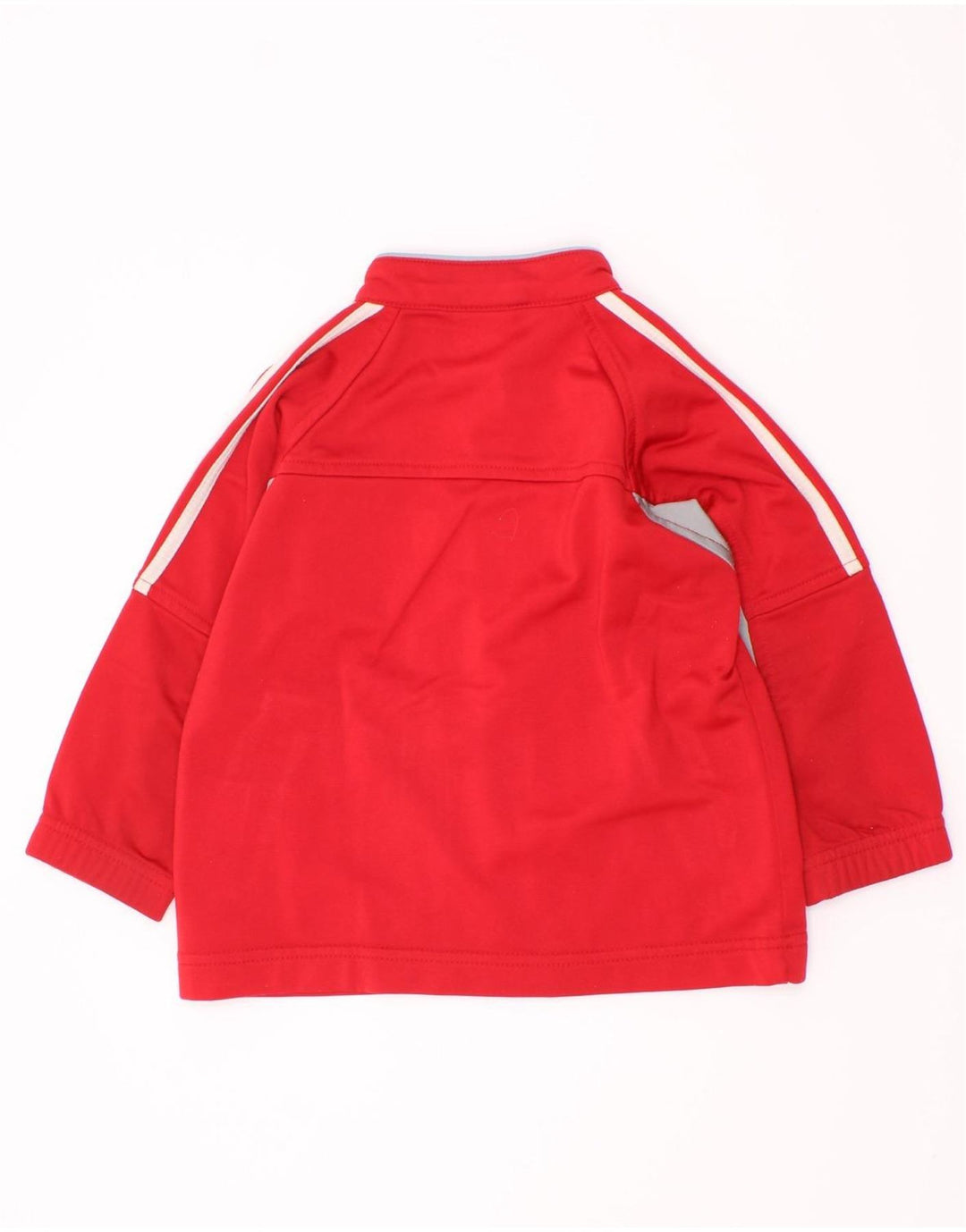 Giacca da tuta da bambino Adidas da bambino 12-18 mesi in poliestere rosso