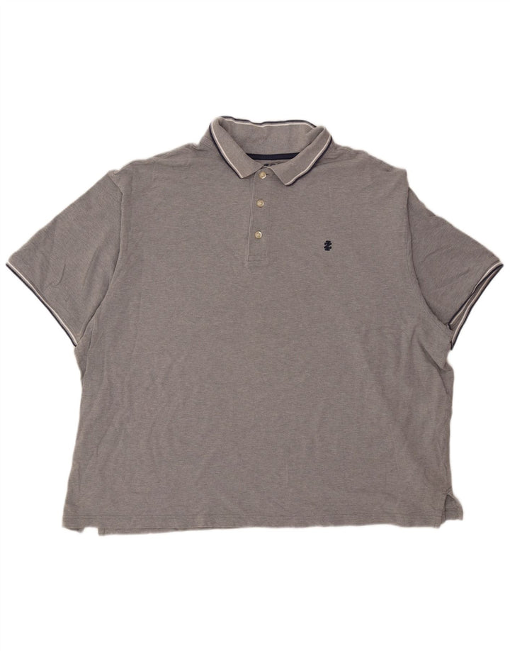 Polo da uomo Izod 3XL in cotone grigio