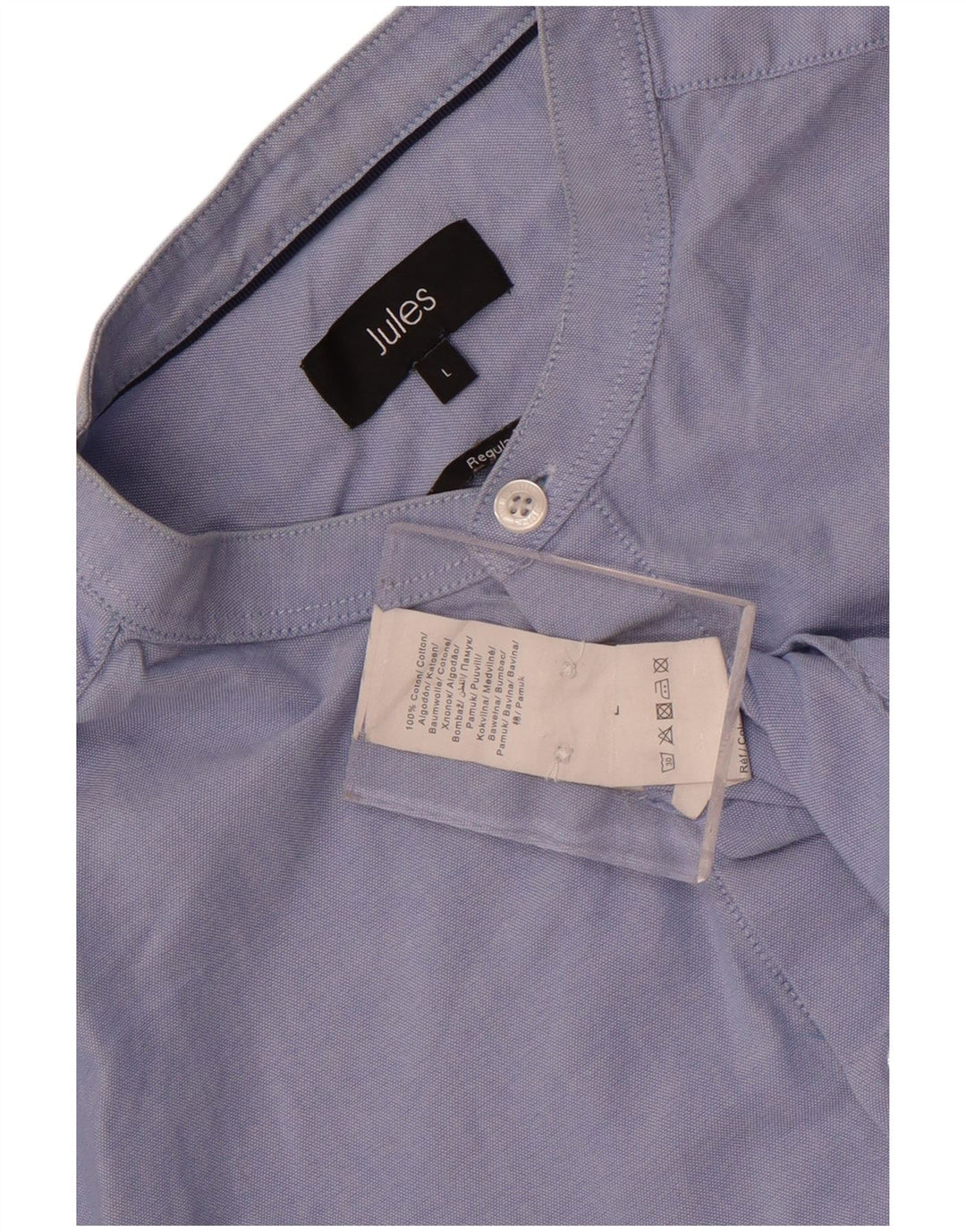 Jules Camicia Regular Fit da Uomo Large in Cotone Blu