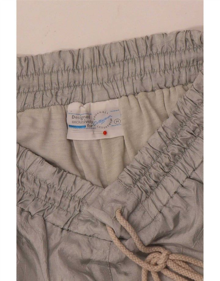 Pantaloni da tuta vintage da uomo Joggers Poliammide color block grigio medio