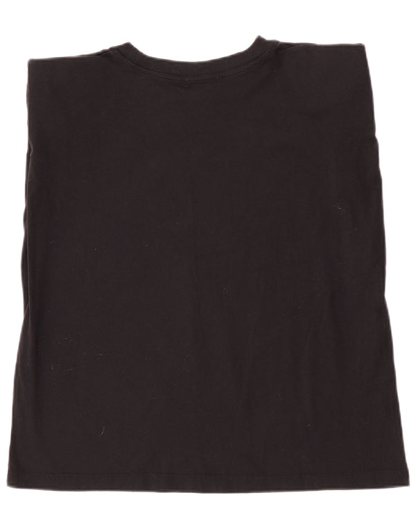 Zara Womens Vest Top UK 14 Medium Black
