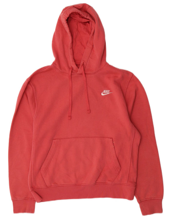 Felpa con cappuccio da uomo Nike Small rossa in cotone
